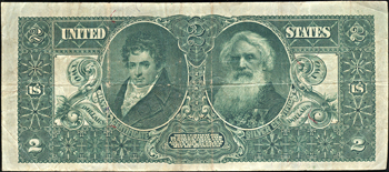 1896 $2.00.  VF.