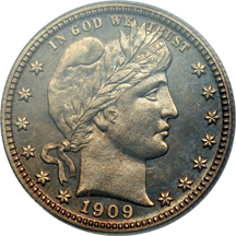 1909 PCGS PF-64.