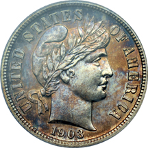 1903 PCGS PF-63.