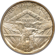 1938-S Arkansas. PCGS MS-66.