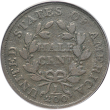 1802/0 reverse of 1802 (C-1). PCGS VG-10.