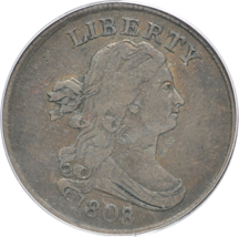 1808/7 (C-2). PCGS VF-25.