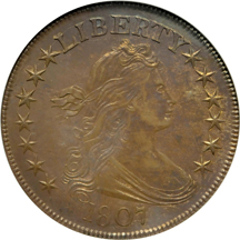 1807 (O-110a, R.2) ANACS MS-61.