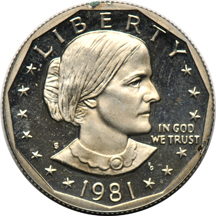 Collection of Jefferson nickels and Susan B. Anthony dollars in Dansco albums.