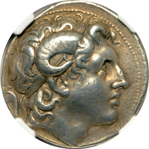 Greece - Silver Tetradrachm, Lysimachus (305 - 281 BC) Kingdom of Thrace NGC Choice VF (star).