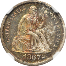 1867 NGC PF-64.