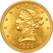 1891-CC PCGS MS-62.