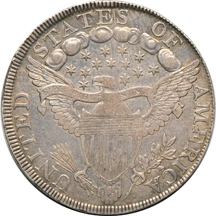 1798 Pointed 9, 4 Lines, Wide Date (B-22, BB-104, R.4) XF.