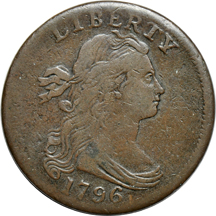 1796 reverse of 1795 (S-97, R.3+) Fine.