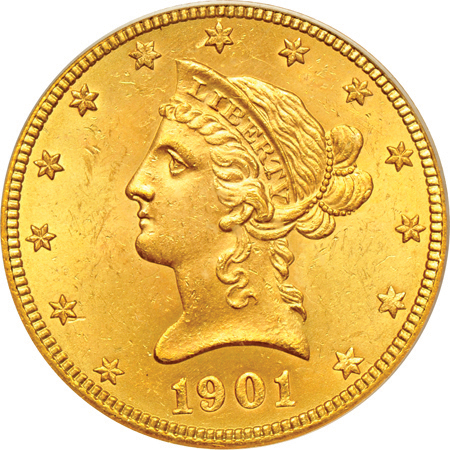 1901-S PCGS MS-64+.