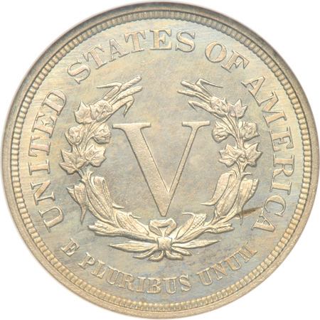 1883 No Cents. NGC PF-65.