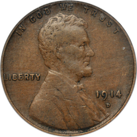 1914-D PCGS VF-35.