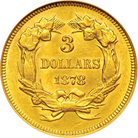 1878 ANACS MS-61.