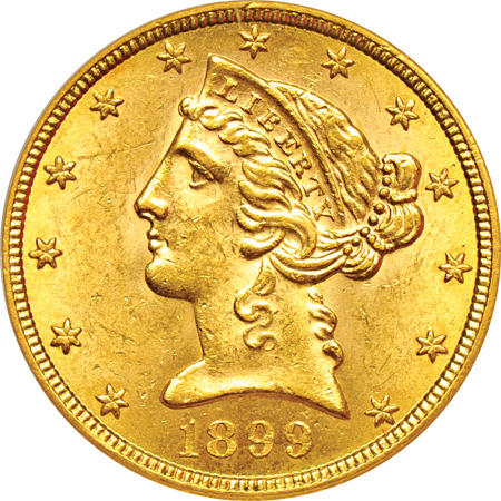 1899-S PCGS MS-62.