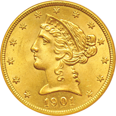 1901-S PCGS MS-64.