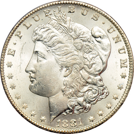 Two 1881-CC PCGS MS-64.