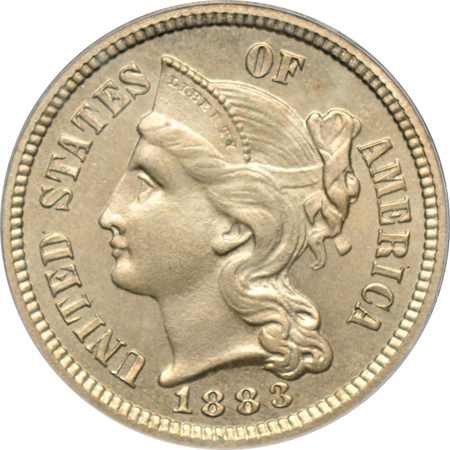 1883 PCGS PF-65.