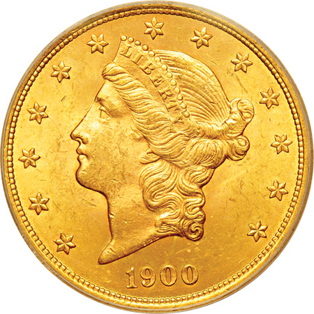 Two 1900 PCGS MS-63.