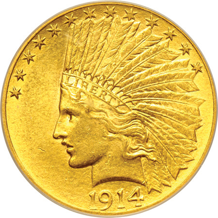 1914 PCGS MS-62.