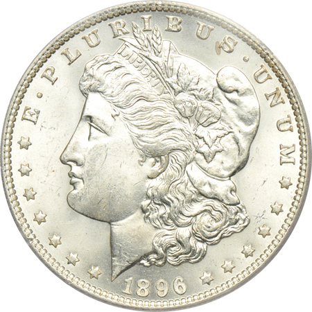 Ten 1896, all PCGS MS-64.