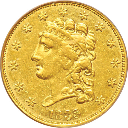 1835 PCGS XF-40.