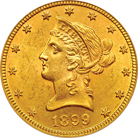 1899 PCGS MS-62.