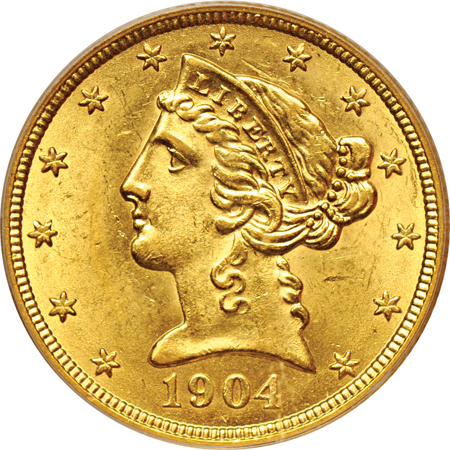 1904 PCGS MS-62.