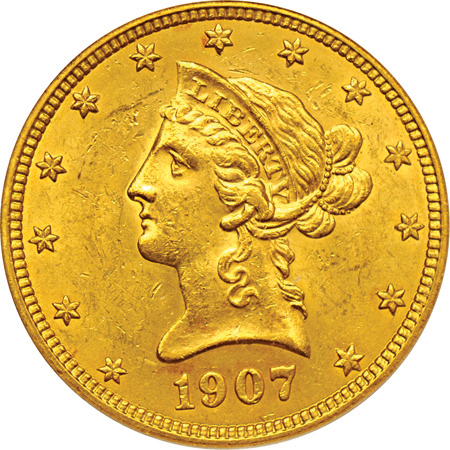 1907 PCGS MS-62.