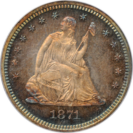 1871 PCGS PF-66CAM.