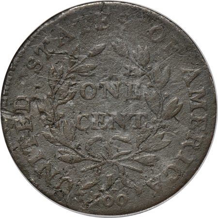 1799 Perfect Date, Close Date (S-189, R-2+) PCGS Genuine (code 98/Fine details/surface damage).