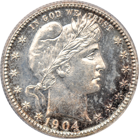 1904 PCGS PF-64.