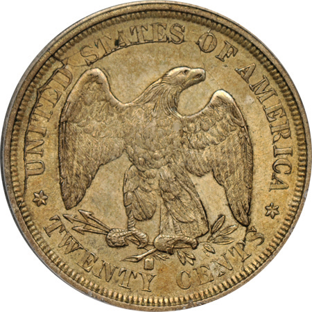 1875-S/S, MPD-2. PCGS MS-62 CAC.