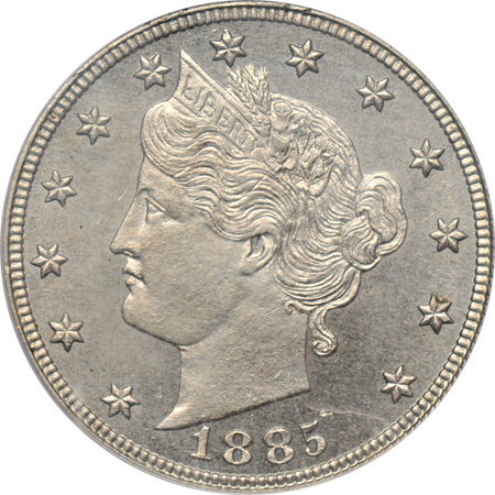 1885 PCGS PF-65.