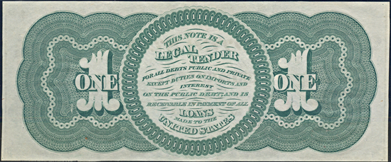 1862 $1.00.  PMG CHCU-63, EPQ.