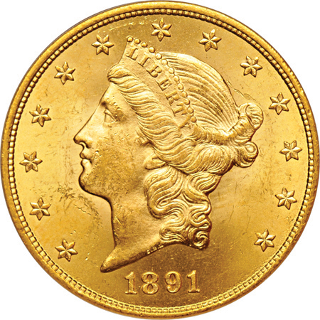 1891-S PCGS MS-63.