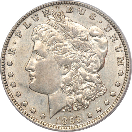 1893-O PCGS XF-45.