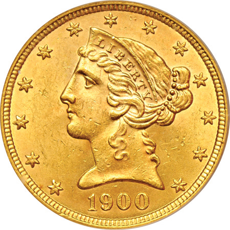 1900 PCGS MS-62.