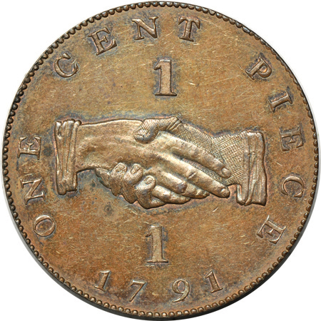 Sierra Leone - 1791 Sierra Leone Company proof cent (KM-1) PF-60 details/questionable color.