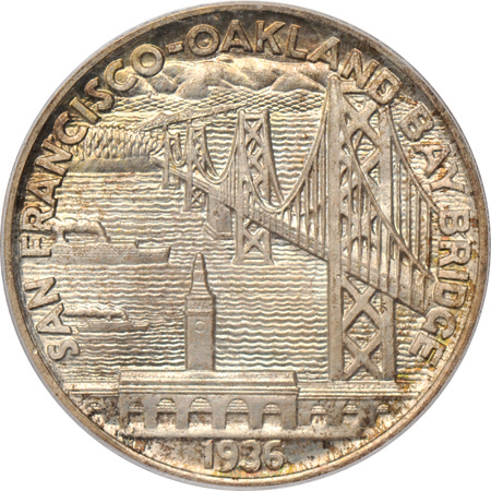 1936-S Bay Bridge. PCGS MS-66+ CAC.