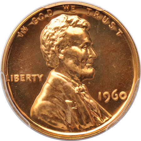 1960 LARGE/SMALL DATE. PCGS PF-67RD.