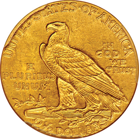 Four PCGS certified Indian quarter-eagles.