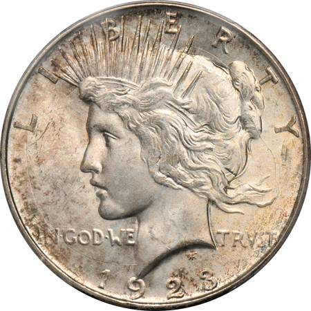 1923-D "shattered obverse die" PCGS MS-64.