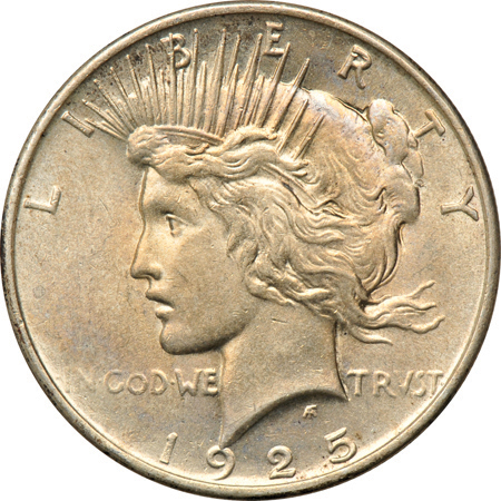 Complete collection of Peace dollars in a Dansco 7175 album.