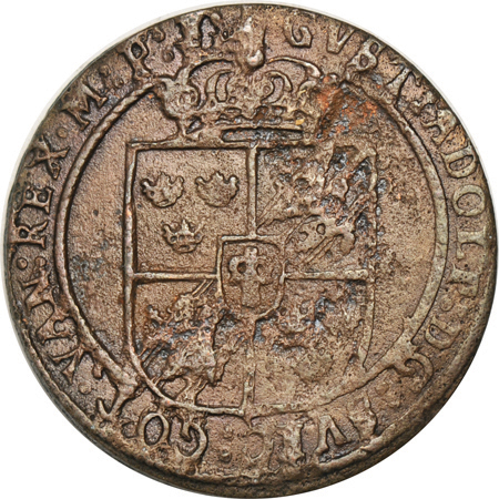 Sweden - Two 17th century Swedish Ore copper coins.