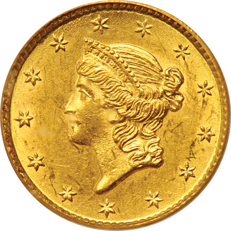 1853 PCGS MS-62.