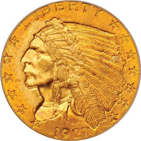 1927 PCGS MS-64.