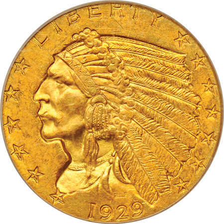 1929 PCGS MS-64.