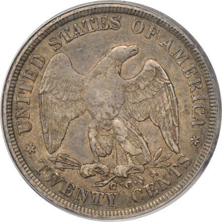 1875-CC PCGS XF-40.