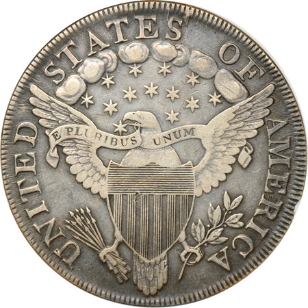 1799 (B-9) ANACS XF-40.