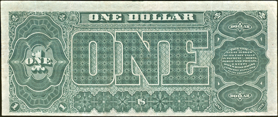 1890 $1.00.  XF.